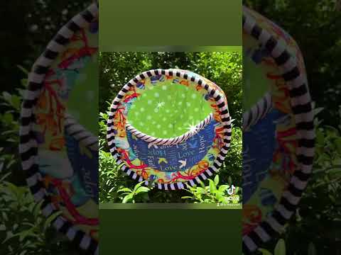 Unique Fabric Storage Baskets.  Such a Great Gift Idea!  www.Trimzz.Net