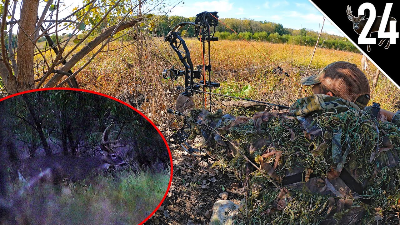 GHILLIE SUIT Bow Hunting with a Decoy!!! (BIG BUCK!)