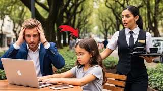 "EU SEI COMO RESOLVER" — MILIONÁRIO NÃO ACREDITOU… ATÉ QUE A FILHA DA GARÇONETE SALVOU SUA EMPRESA