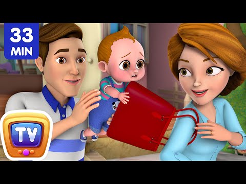 Baby learns to say "bye-bye" with Baby Taku + More ChuChu TV Nursery Rhymes for Infants