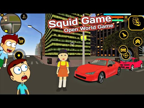 Squid Doll Rope Hero Vice Town - Android Game | Shiva and Kanzo Gameplay