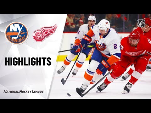NHL Highlights | Islanders @ Red Wings 12/02/19