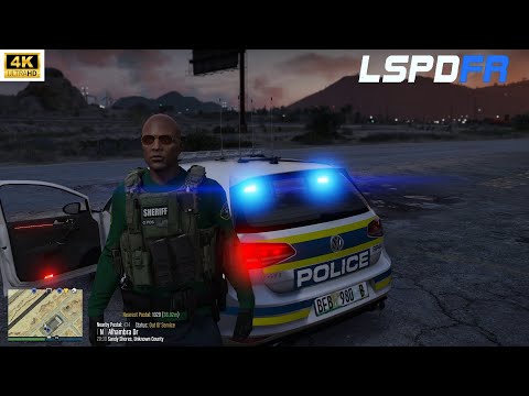 Sheriff Patrol In Sandy Shores   l GTA 5 Lspdfr l Mzansi Edition l #lspdfr #gta5 #gtapc #gtamods