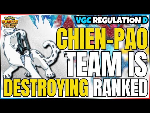 Top 16 Chien Pao Worlds Team Goes Insane on the Ranked Ladder! - Pokemon Scarlet/Violet VGC Battles