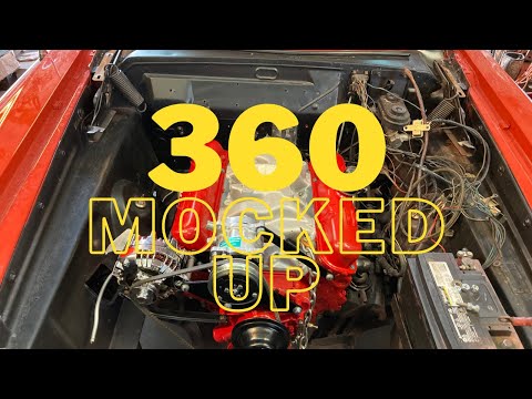 Swap a 318 Poly for a LA 360 Mopar Engine #mopar #dodge #smallblock