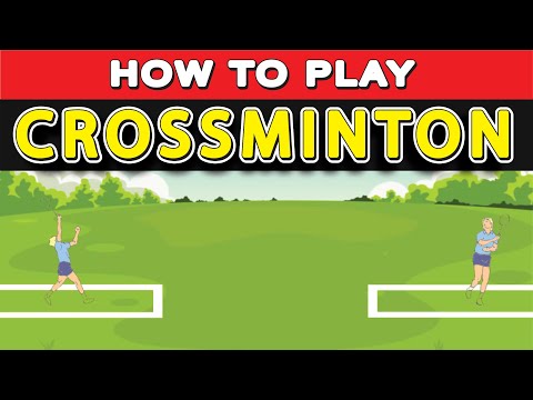 How To Play CrossMinton? (also known as SpeedMinton or Speed Badminton is a racquet sport)
