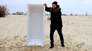 ПОЛЁТ ВАННОЙ ОТ МОЩНЫХ ПЕТАРД - БЕЗУМНЫЕ ВЗРЫВАТЕЛИ ВАНН
