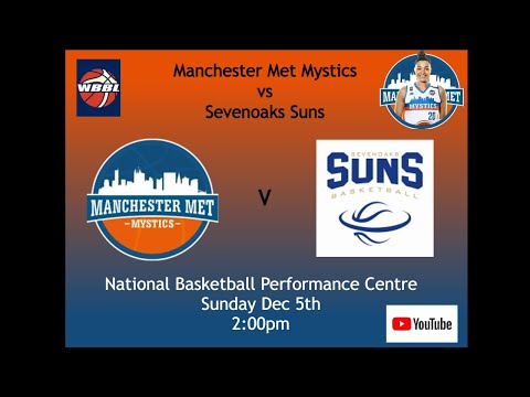 Manchester Met Mystics v Sevenoaks Suns 5.12.21