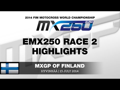 EMX250 of Finland 2014 Race 2 Highlights - Motocross