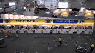 Time Lapse of Convention Center Setup