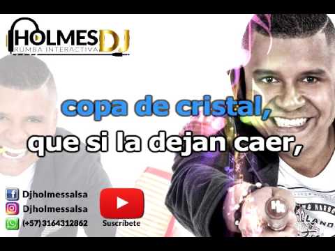 Amor de Cristal / Pedro Conga / Video Liryc letra / Holmes DJ