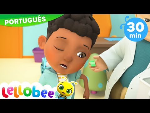 Canção do médico | Lellobee em Português - Desenhos animados para crianças | Músicas Infantis