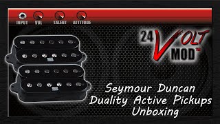 Video thumbnail for #24VoltMod #Duality Seymour Duncan Active Duality Pickups Unboxing by 24 Volt Mod™