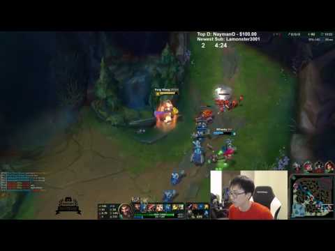 League Of Legends S7 — Doublelift as Draven Zyra vs Varus Karma Bot  Ranked Gameplay
