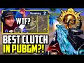STREAMER REACTS TO FEITZ BEST CLUTCH EVER WHILE PUSHING CONQUEROR! | PUBG Mobile