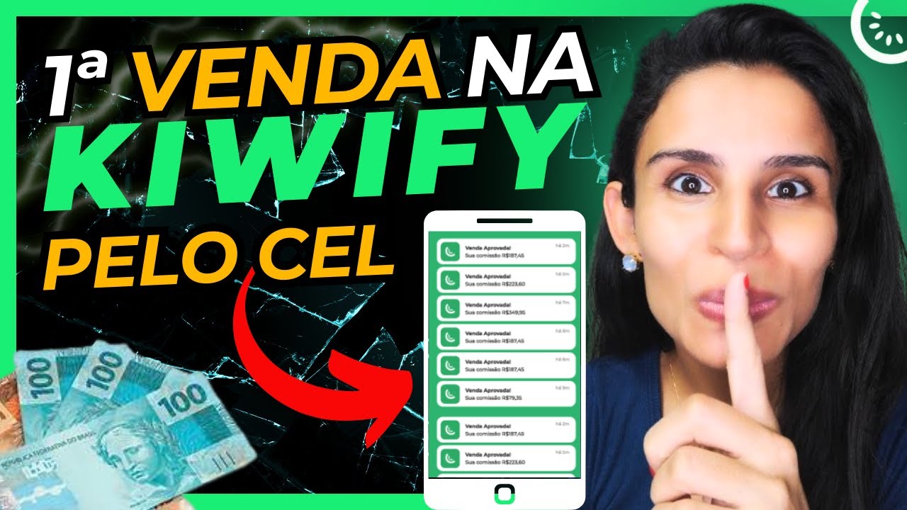 COMO FAZER A PRIMEIRA VENDA NA KIWIFY PELO CELULAR (PASSO A PASSO ) AFILIADO KIWIFY 2024