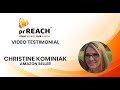 Christine Kominiak Increases Rankings Online PrREACH Testimonial