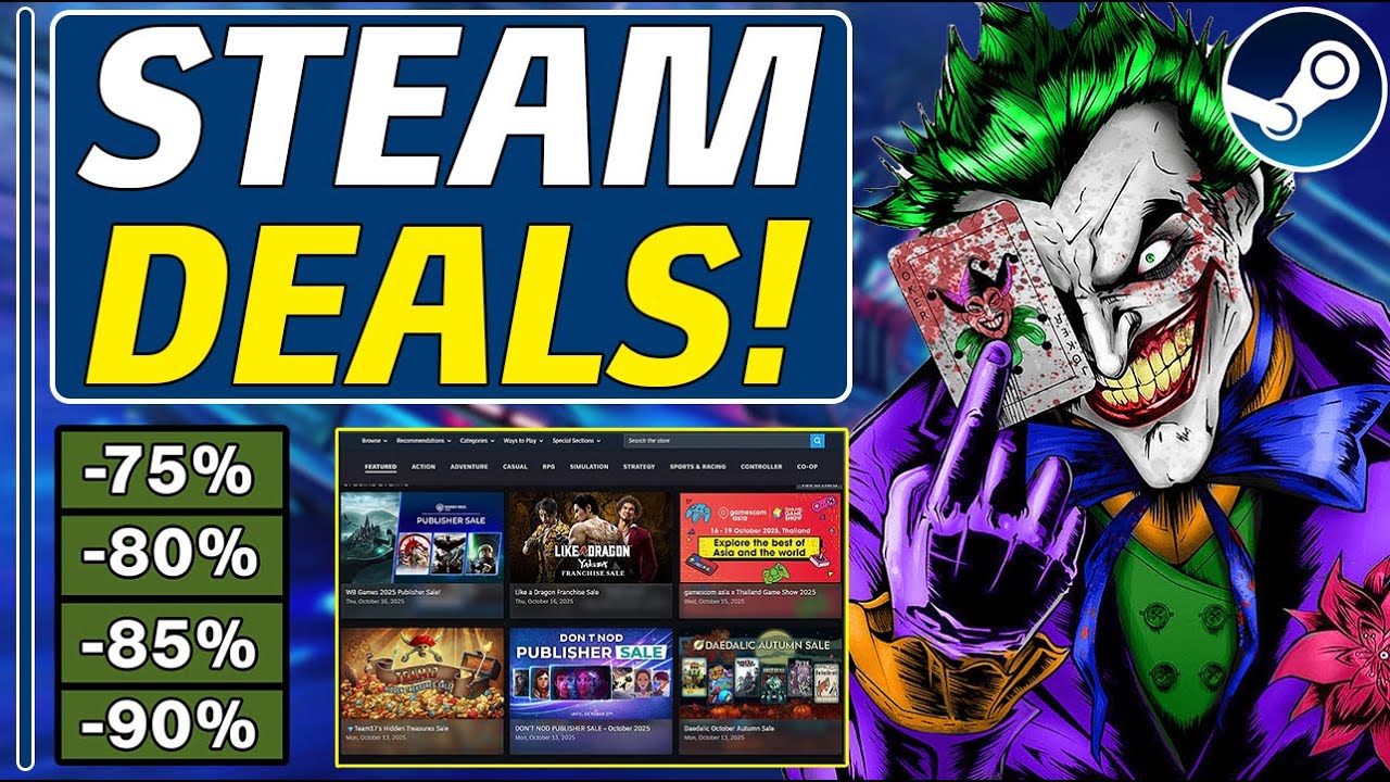 Steam Sale Picks with 15 Games at All Time Low Prices!