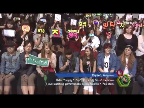 (Rome cuts) [131008] Simply Kpop Episode 83 (Special host - C-Clown's Rome) Part 2/4
