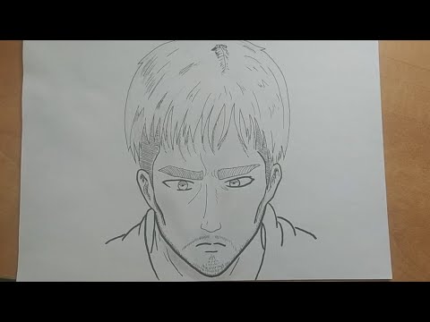 HOW TO DRAW ERWIN SMITH [ EXPLORATION BATTALION COMMANDER ] Shingeki no Kyojin
