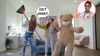 GIANT TEDDY BEAR PRANK on My FRIENDS 🧸 **Shocking Reactions**
