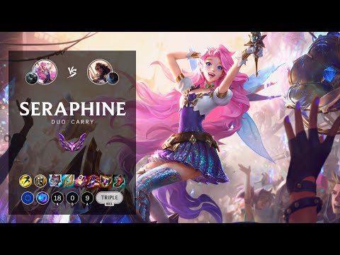 Seraphine Bot vs Samira - EUW Master Patch 12.19