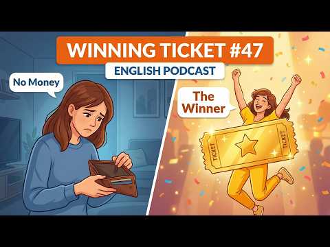 Learn English with a Story: The Winning Ticket 🎫