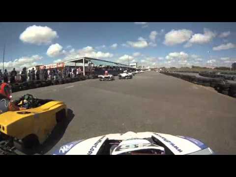 LARGADA 3ª ETAPA CBKE - kart 46 JKR