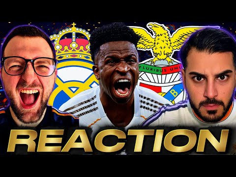 VINI GOALAZO! 🔥 REAL MADRID 1-0 BENFICA CHAMPIONS LEAGUE REACTION @ThefootballmatrixRMA