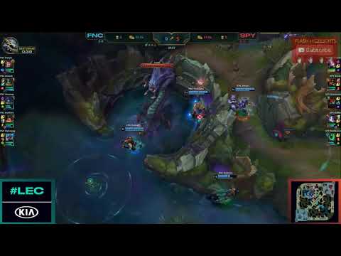 FNC vs SPY Highlights LEC Spring Split 2019 Flash Highlights