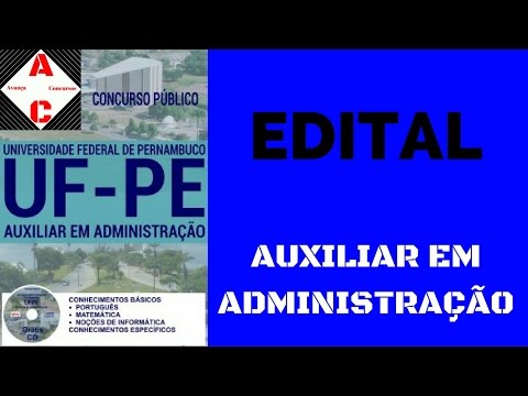 Apostila Concurso UF-PE 2016 - Auxiliar em Administração