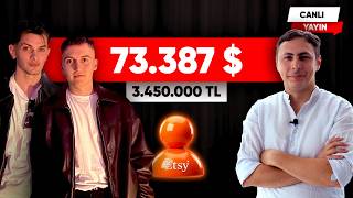 Etsy'de 73.387 dolarlık (3.450.000 TL) satışı nasıl yaptılar? Cem ve N