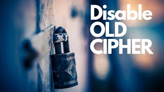 Windows disable old ciphers easy way