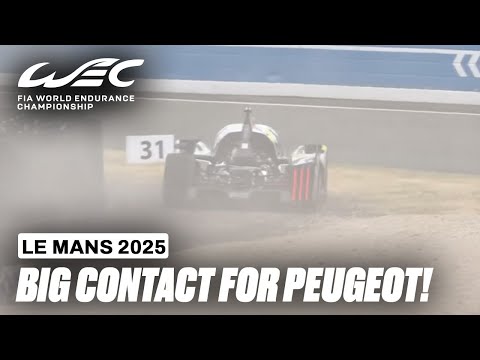 Huge Contact for Paul di Resta | 24 Hours of Le Mans 2025 | FIA WEC