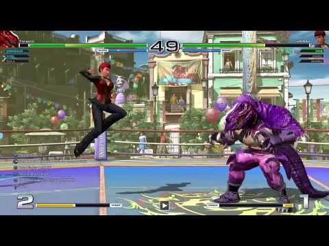 EVO 2017 KOF XIV - karn (Canada) vs. Cristina (UK) FT4 (Part 7 of 7)