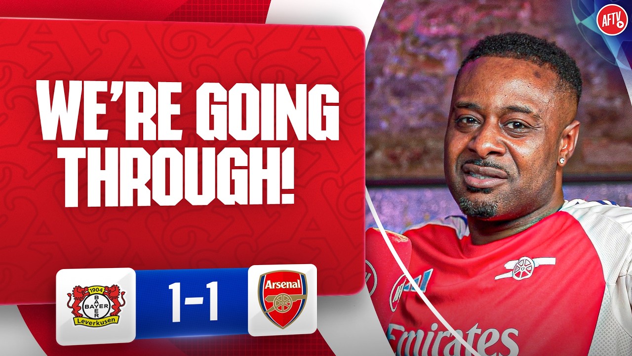 We're Going Through! (LV) | Bayer Leverkusen 1-1 Arsenal