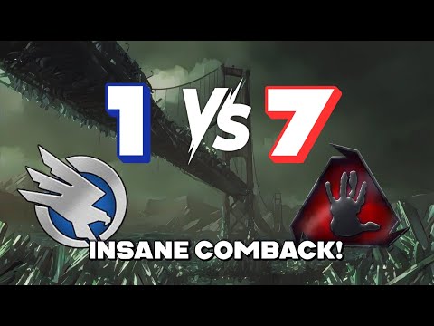 EPIC 1 vs 7 Brutal AI (8 Player map) - INSANE COMEBACK! - Bordertown Beatdown