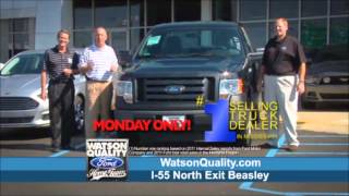 preview picture of video 'Watson Quality Ford in Jackson, MS has your Ford F150 on sale now!'