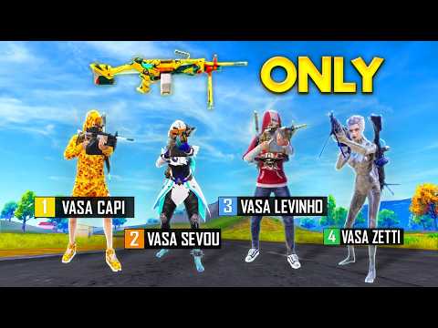 FULL SQUAD M249 ONLY 😱