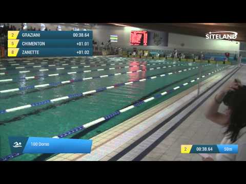 Serie 5 dei 100 Dorso  Assoluti Maschi Master - Campionati Regionali Master 2015 VENETO e FRIULI VG