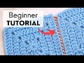 How to Join Granny Squares with Whipstitch (Beginner Tutorial)