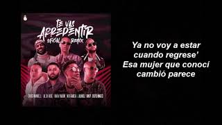 Te Vas Arrepentir Remix (Letra) - Chris Wandell x Alex Rose x Rafa Pabón x Nío García y Mas