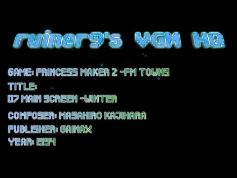 Princess Maker 2 -FM Towns OST 07 Main Screen -Winter