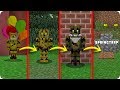 SPRINGTRAP ANIMATRÓNICO FNAF VS LA VIDA EN MINECRAFT SI EL CICLO DE VIDA EXISTIESE EN MINECRAFT