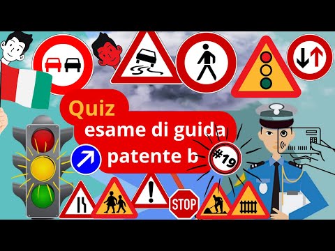 Quiz esame di guida patente b 2023 Serie19 segnali di pericolo : cosa evitare🚦🚗🔊