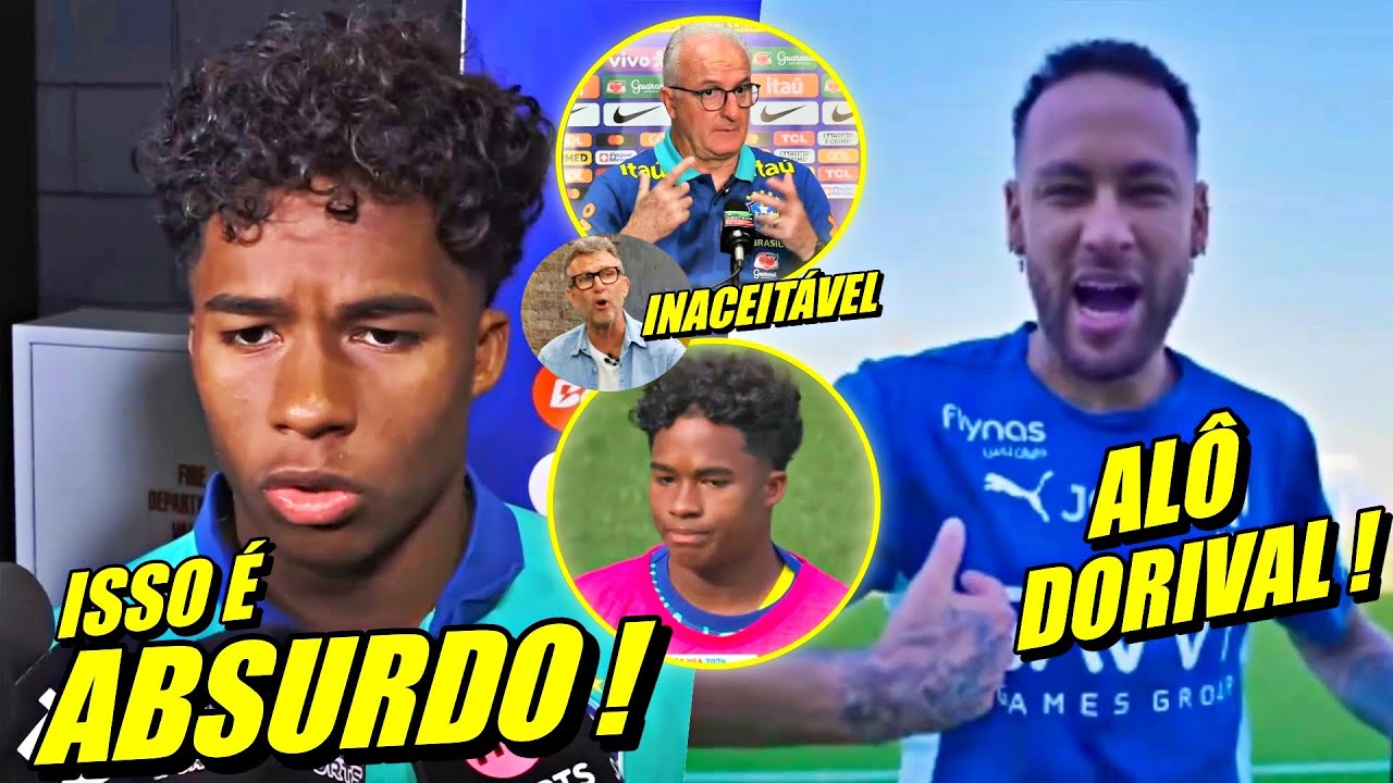 LOUCURA !! NEYMAR DE VOLTA A SELEÇÃO ! ENDRICK NA RESERVA REVOLTA BRASILEIROS E MAIS.....