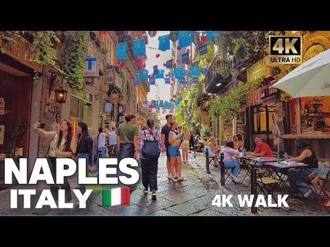 ITALY 🇮🇹 NAPLES THROUGH THE HEART OF NAPOLI, WALKING TOUR [4K HDR ] #25