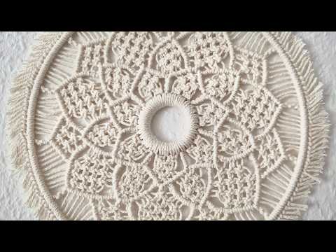 Macrame ABC pattern sample 17