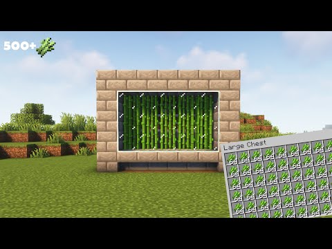 Unbelievable Minecraft Sugar Cane Farm - How To Build It In 1.19.3!