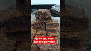 Download lagu quick and very easy Nutella brownies #delicious #viral mp3